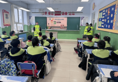 林区林口：校警共建寒假交通平安线